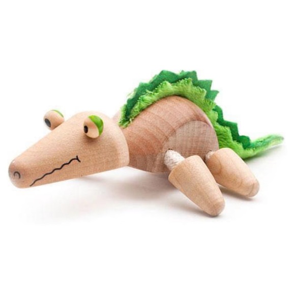 Anamalz Wooden Waldorf / Montessori Posable Animal Figurine Set of 3 - Picture 7 of 7